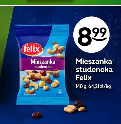 Mieszanka studencka Felix promocja w Żabka