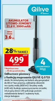 Odkurzacz pionowy Qilive Q.5715 promocja w Auchan