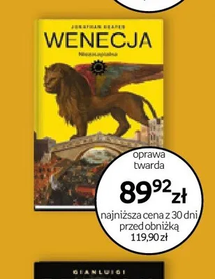 Książka Wenecja Jonathan Keates promocja w Empik
