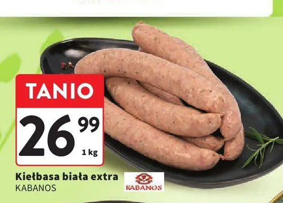 Kiełbasa biała extra promocja w Intermarche