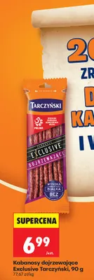 Kabanosy dojrzewające Exclusive promocja w Biedronka