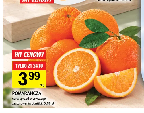 Pomarańcze promocja w Gram Market