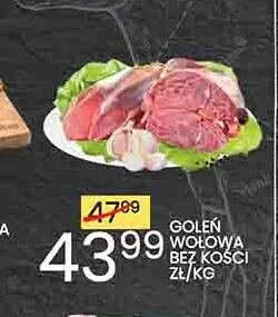 Goleń wołowa bez kości promocja w Wafelek