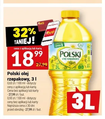 Polski olej rzepakowy promocja w Twój Market