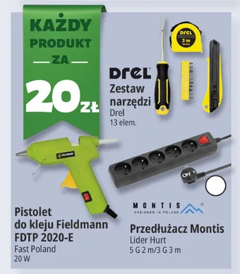 Pistolet do kleju Fieldmann FDTP 2020-E promocja w Leclerc