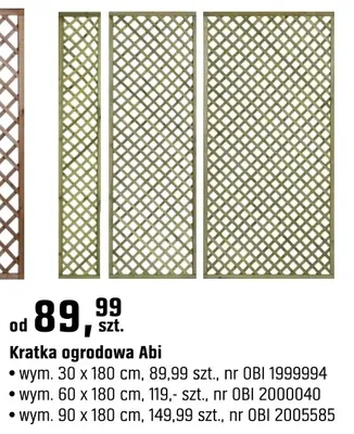 Kratka ogrodowa Abi promocja w OBI