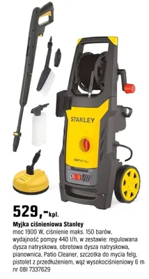 Myjka ciśnieniowa Stanley promocja w OBI