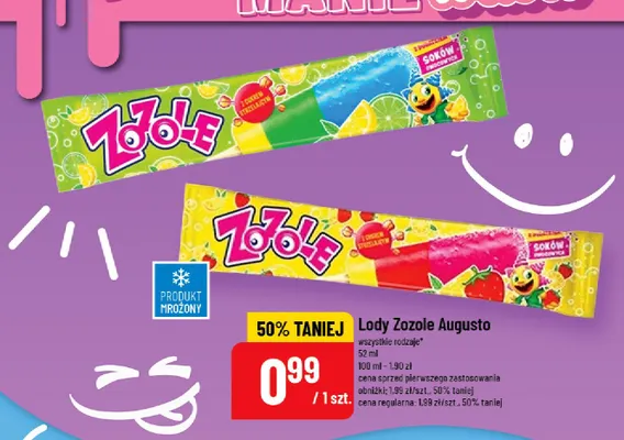 Lody Zozole Augusto promocja w POLOmarket