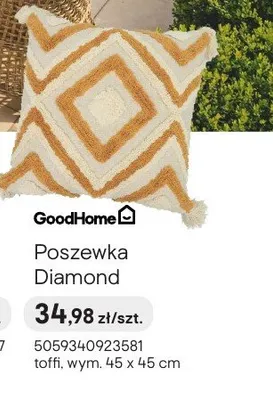 Poszewka Diamond 45x45cm promocja w Castorama