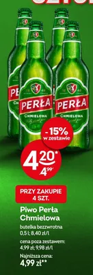 Piwo Perła Chmielowa promocja w Żabka