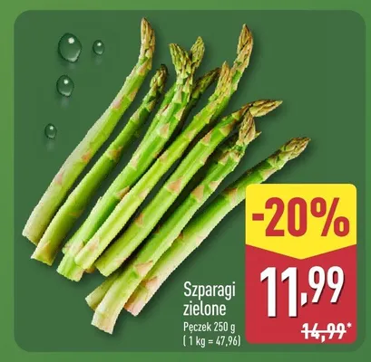 Szparagi zielone promocja w Aldi