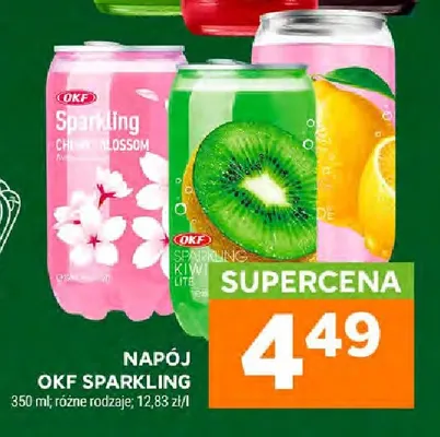 Napój OKF Sparkling Cherry Blossom promocja w Stokrotka