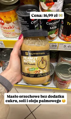 Masło orzechowe 100% orzechów promocja w Dino