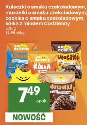 Cookies o smaku czekoladowym promocja w Delikatesy Centrum