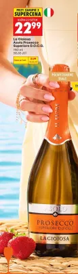 Wino musujące La Gioiosa Asolo Prosecco Superiore D.O.C.G. promocja w Biedronka