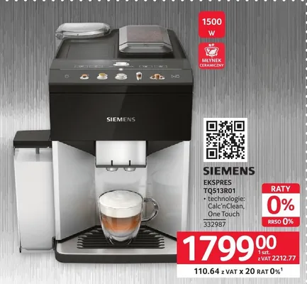 Ekspres automatyczny TQ513R01 332987 promocja w Selgros