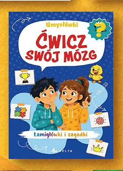 Książka Ćwicz swój mózg Umysłówki Łamigłówki i zagadki Delta promocja w Biedronka