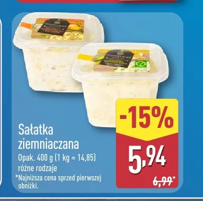 Sałatka ziemniaczana promocja w Aldi