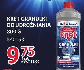 Granulki do udrożniania Kret 800 g promocja w Selgros
