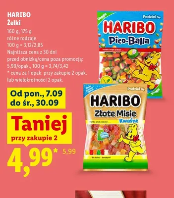 Żelki Haribo Pico-Balla promocja w Lidl