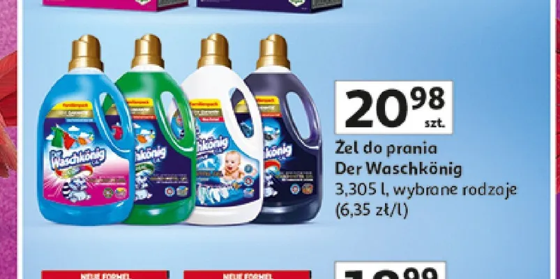 Żel do prania Der Waschkönig promocja w Auchan