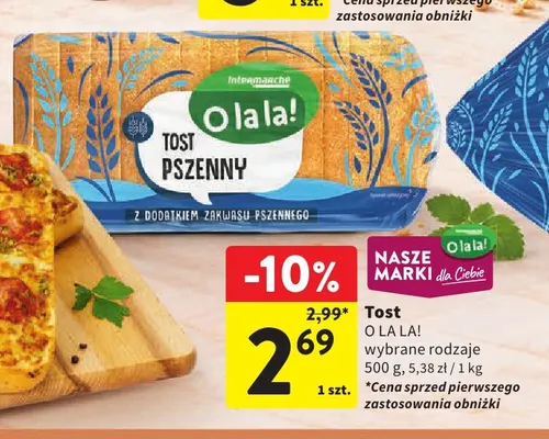 Tost O la la! promocja w Intermarche