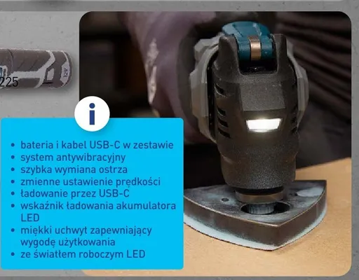 Akumulatorowe narzędzie wielofunkcyjne 12V Ferrex promocja w Aldi
