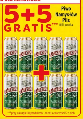 Piwo Namysłów Pils promocja w POLOmarket