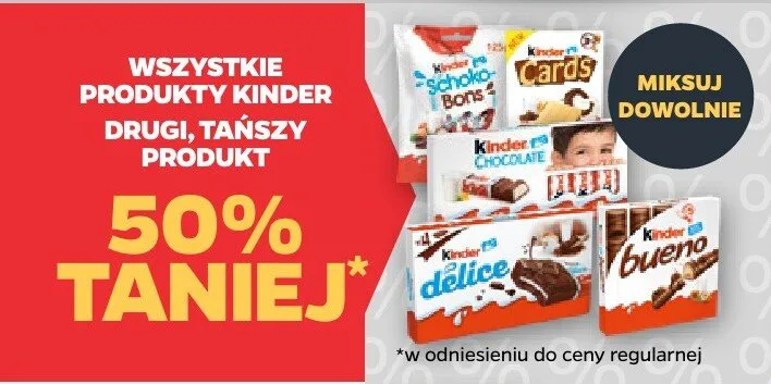 Produkty Kinder promocja w Netto