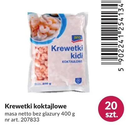 Krewetki koktajlowe promocja w Makro