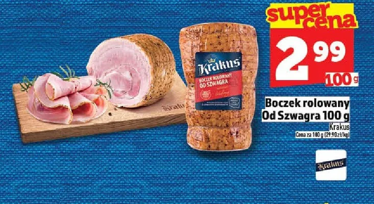 Boczek rolowany Od Szwagra Krakus promocja w TOPAZ