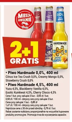 Piwo Hardmade 4.5% Blackberry Vanilla promocja w Twój Market
