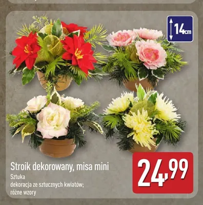 Stroik dekorowany misa mini promocja w Aldi