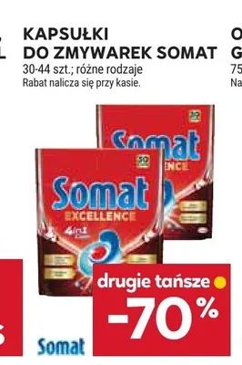 Kapsułki do zmywarek Somat Excellence promocja w Stokrotka