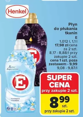 Płyn do płukania tkanin promocja w Carrefour
