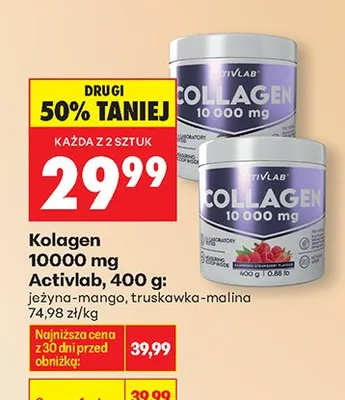 Kolagen 10000 mg jeżyna-mango Activlab promocja w Biedronka