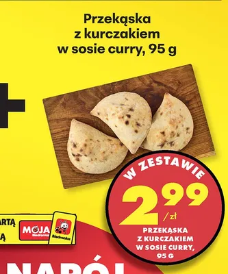 Przekąska z kurczakiem w sosie curry promocja w Biedronka