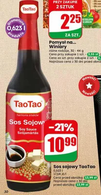 Sos sojowy TaoTao promocja w Dino