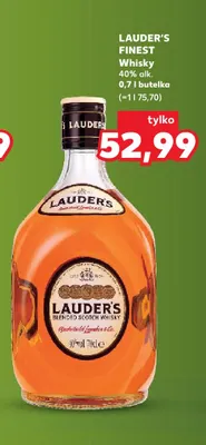 Whisky Lauder's Finest promocja w Kaufland