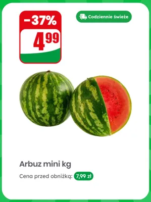 Arbuz mini promocja w Dino
