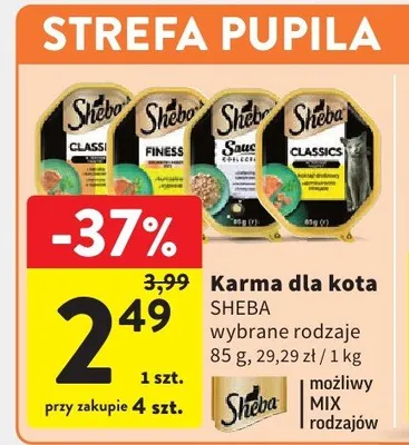 Karma dla kota Sheba promocja w Intermarche