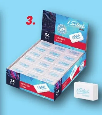 Gumka biała Deli iSelect promocja w Selgros