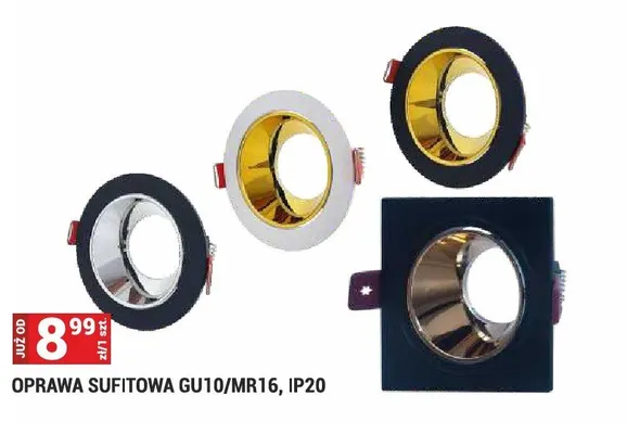 Oprawa sufitowa GU10/MR16 IP20 promocja w Merkury Market
