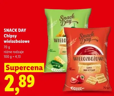 Chipsy wielozbożowe promocja w Lidl