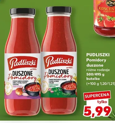 Pomidory duszone Pudliszki promocja w Kaufland