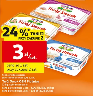 Twój Smak OSM Piątnica promocja w Auchan