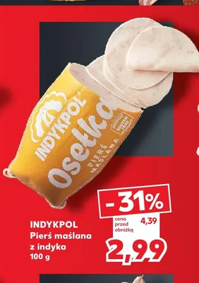 Pierś maślana z indyka Indykpol promocja w Kaufland