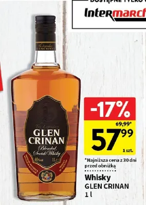 Whisky Blended Scotch promocja w Intermarche