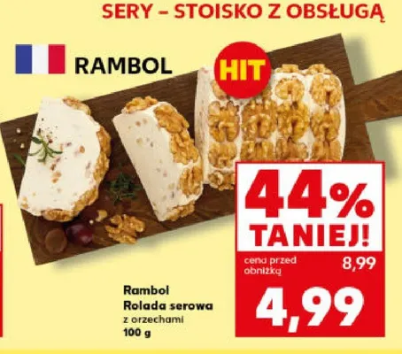Rambol Rolada serowa z orzechami promocja w Kaufland