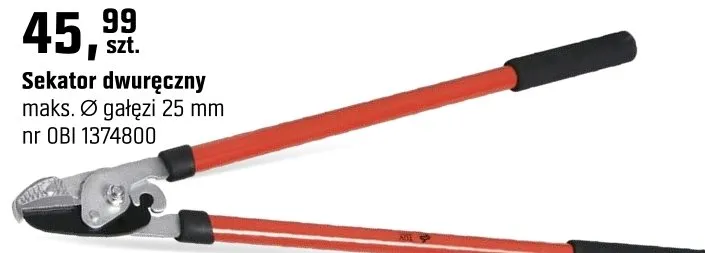 Sekator dwuręczny promocja w OBI